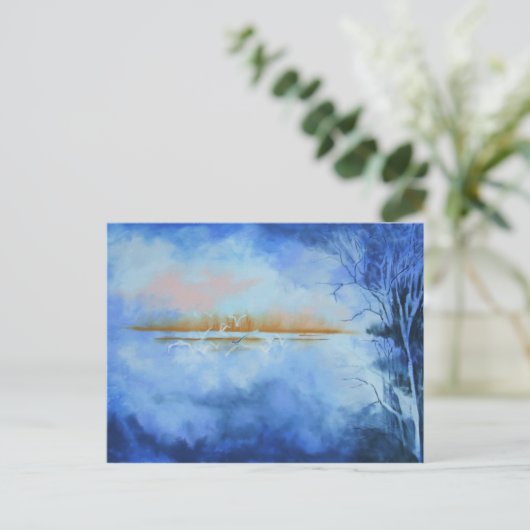 Dawn Flight Abstrakt Postcard Postkarte (Stehend Vorderseite)