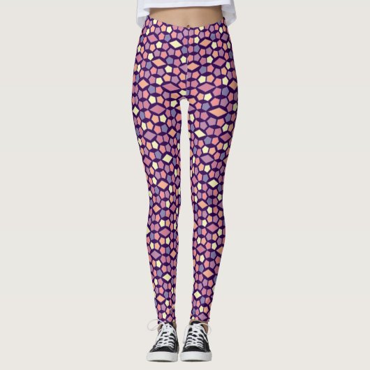 Dawn Hexagon Pattern Leggings (Vorderseite)
