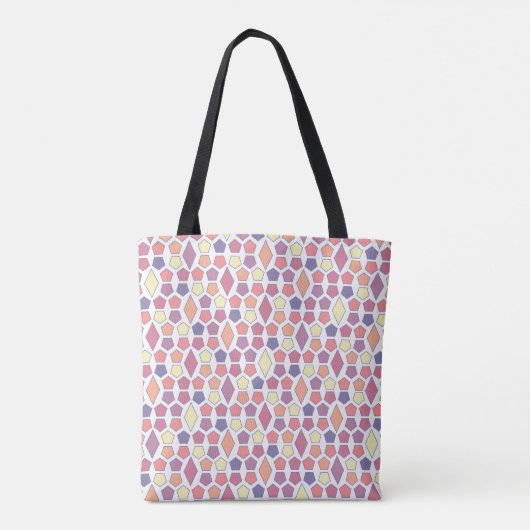 Dawn Hexagon Pattern Tasche (Rückseite)