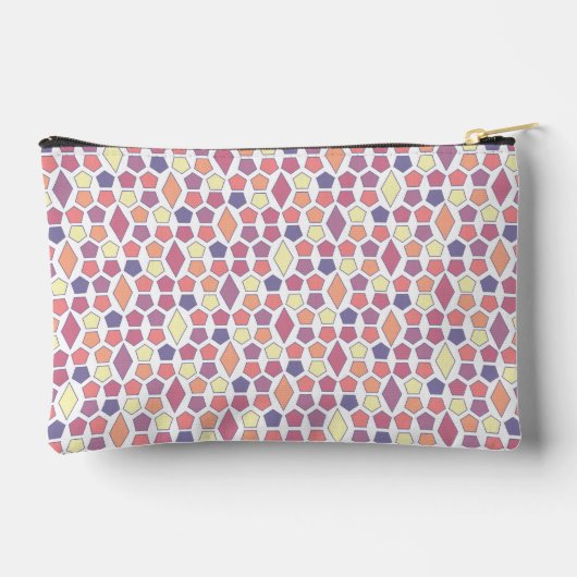 Dawn Hexagon Pattern Zubehörtasche (Rückseite)