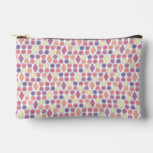 Dawn Hexagon Pattern Zubehörtasche
