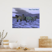 Dawn Horse - Yakutia Poster (Küche)