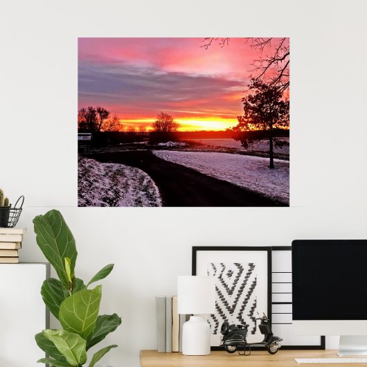 DAWN IN WINTER POSTER (Heimbüro)