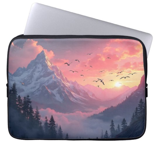Dawn Journey Laptopschutzhülle (Vorderseite)