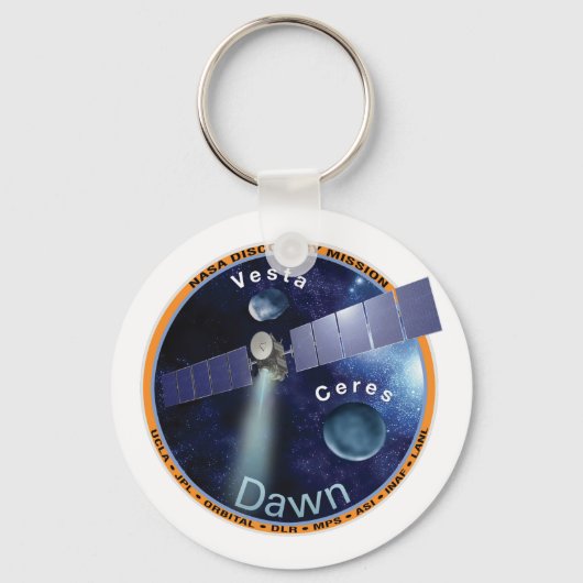 Dawn Mission Patch Schlüsselanhänger (Vorderseite)