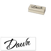Dawn Name Cursive dekorative Skript-Schriftart Gummistempel (Stempel)