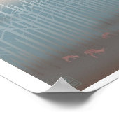 "Dawn of Hope" Illustration Print Poster (Ecke)