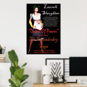Dawn Of Power: Laureli Slaughter Poster; LARGE Poster (Heimbüro)