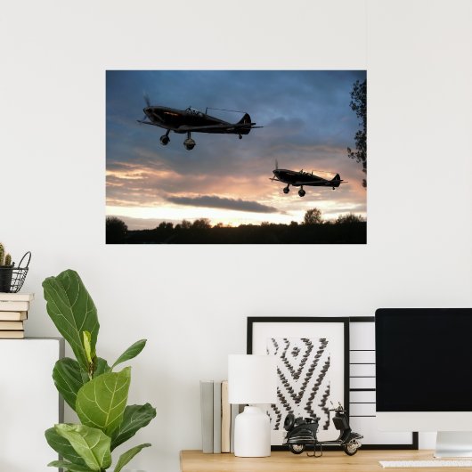 Dawn Patrol Poster (Heimbüro)