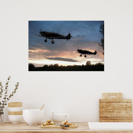 Dawn Patrol Poster (Küche)