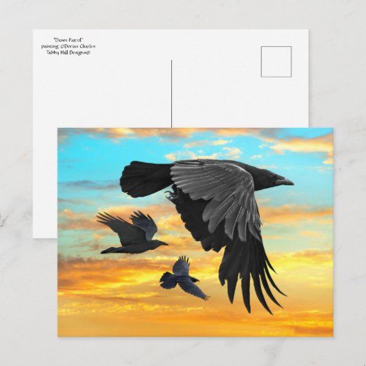 "Dawn Patrol" Postkarte (Vorne/Hinten)