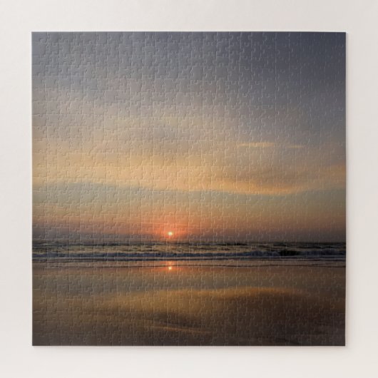 Dawn Reflections am Cocoa Beach, Florida - 20x20 Puzzle (Vertikal)