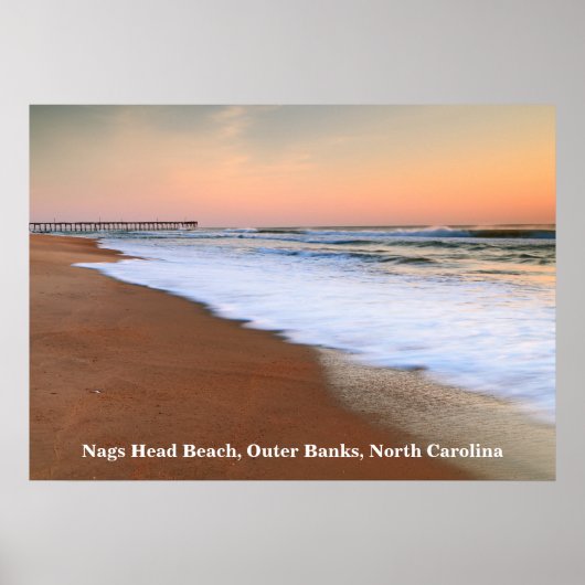 Dawn Seascape bei Nags Head Beach Poster (Vorne)