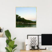 "Dawn Skies" bei Barton Springs Austin Poster (Heimbüro)