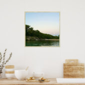 "Dawn Skies" bei Barton Springs Austin Poster (Küche)