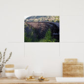 Dawn Sun, Bridge 22, Camas Prairie Railroad Poster (Küche)