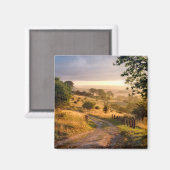 Dawn Sunshine | Englisch Countryside Magnet (Vorderseite/Rückseite)