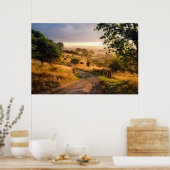 Dawn Sunshine | Englisch Countryside Poster (Küche)