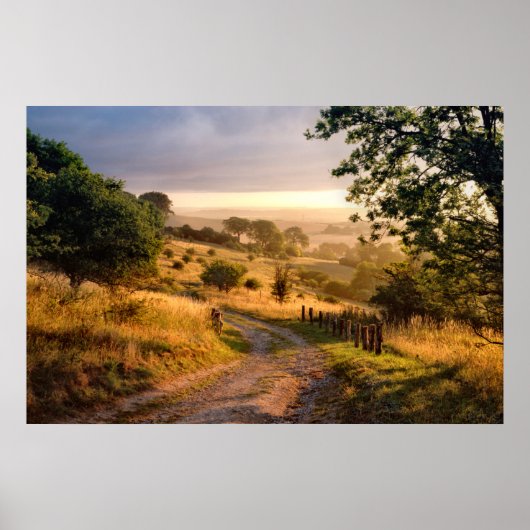 Dawn Sunshine | Englisch Countryside Poster (Vorne)