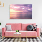 Dawn trifft Strand Leinwanddruck (Insitu (Wohnzimmer))