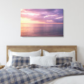 Dawn trifft Strand Leinwanddruck (Insitu (Schlafzimmer))