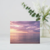 Dawn trifft Strand Postkarte (Stehend Vorderseite)