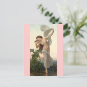 Dawn - Vintage Kunst - Bouguereau Postkarte (Stehend Vorderseite)