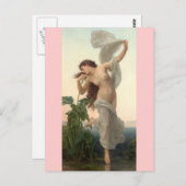 Dawn - Vintage Kunst - Bouguereau Postkarte (Vorne/Hinten)