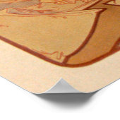 DAWN von Alphonse Mucha - Aurore Poster (Ecke)