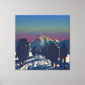 Dawn Yak Caravan Everest Collectible Artwork Leinwanddruck (Vorderseite)
