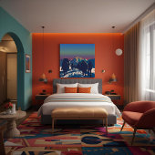 Dawn Yak Caravan Everest Collectible Artwork Leinwanddruck