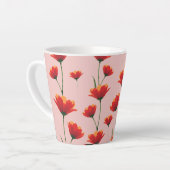 Dawnfire Poppies Milchtasse (Linke Ecke)
