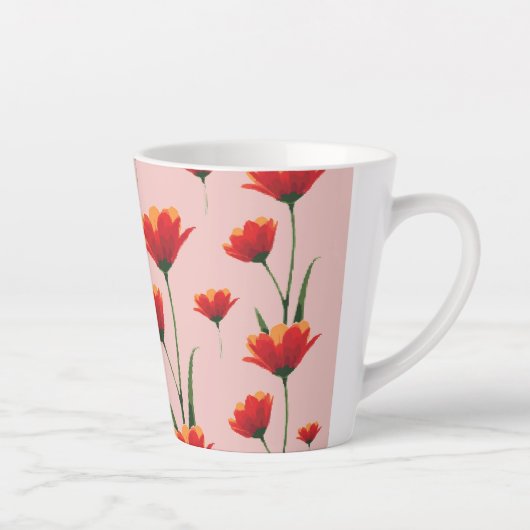 Dawnfire Poppies Milchtasse (Rechts)