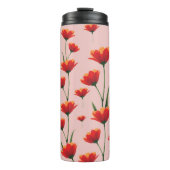 Dawnfire Poppies Thermosbecher (Vorderseite)