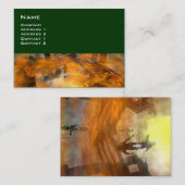 DAWNING DARK / ALIEN WORLDS Science Fiction Visitenkarte (Vorne/Hinten)