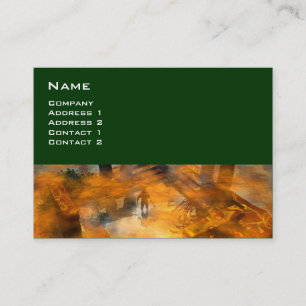 DAWNING DARK / ALIEN WORLDS Science Fiction Visitenkarte