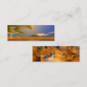 DAWNING DARK/Wolken der Dreamscape-Science Fiction Mini Visitenkarte (Vorne/Hinten)