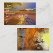 DAWNING DARK/Wolken eines Traumflusses, Sci-Fi, Te Visitenkarte (Vorne/Hinten)