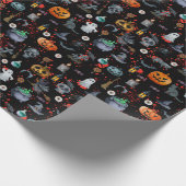 Dawny's Fright Night Wrapping Paper Geschenkpapier (Ecke)