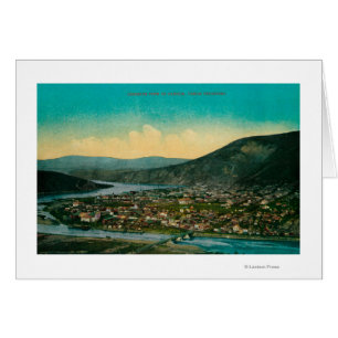 Dawson, Alaska-Yukon-Territoriums-Stadtansicht