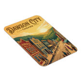 Dawson City Kanada Magnet (Rechte Seite)