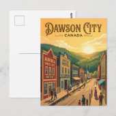 Dawson City Kanada Postkarte (Vorne/Hinten)