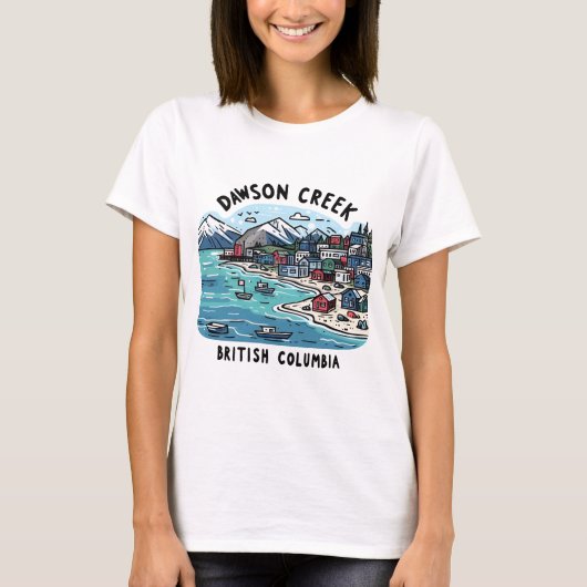 Dawson Creek BC Kanada T-Shirt (Vorderseite)
