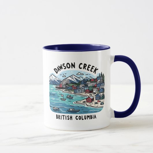 Dawson Creek BC Kanada Tasse (Rechts)