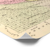 Dawson Landkreis, Nebraska Poster (Ecke)