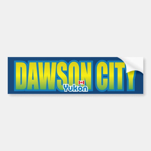 Dawson-Stadt-Stoßdämpfer Autoaufkleber (Vorne)