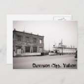 Dawson-Stadt, Yukon Postkarte (Vorne/Hinten)