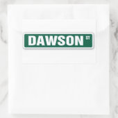 Dawson Street Name Sticker (Tasche)