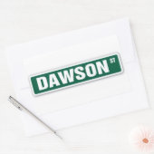 Dawson Street Name Sticker (Umschlag)