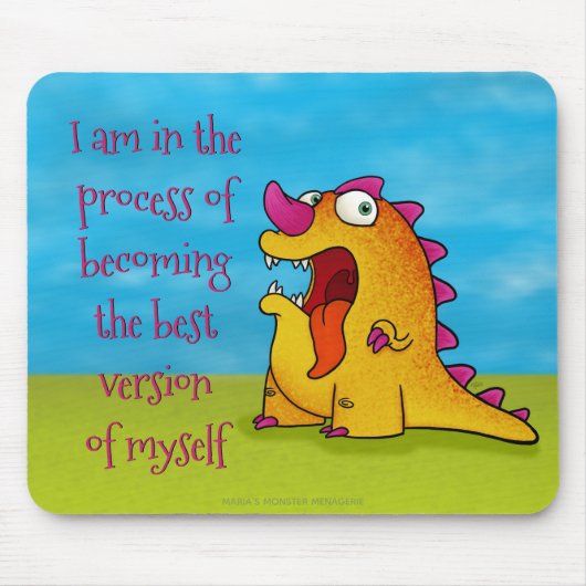Dax das Dino-Monster, w/quote mousepad (Vorne)